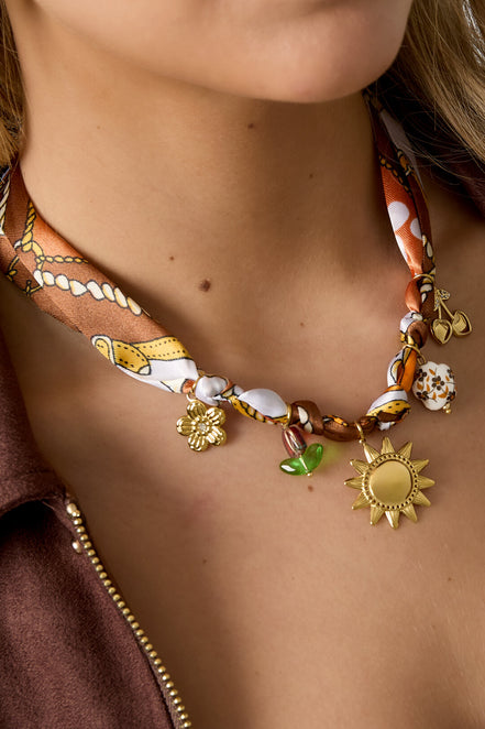 Stainless Steel Pendant necklaces Flower Casual Daily Simple Series Women's jewelry