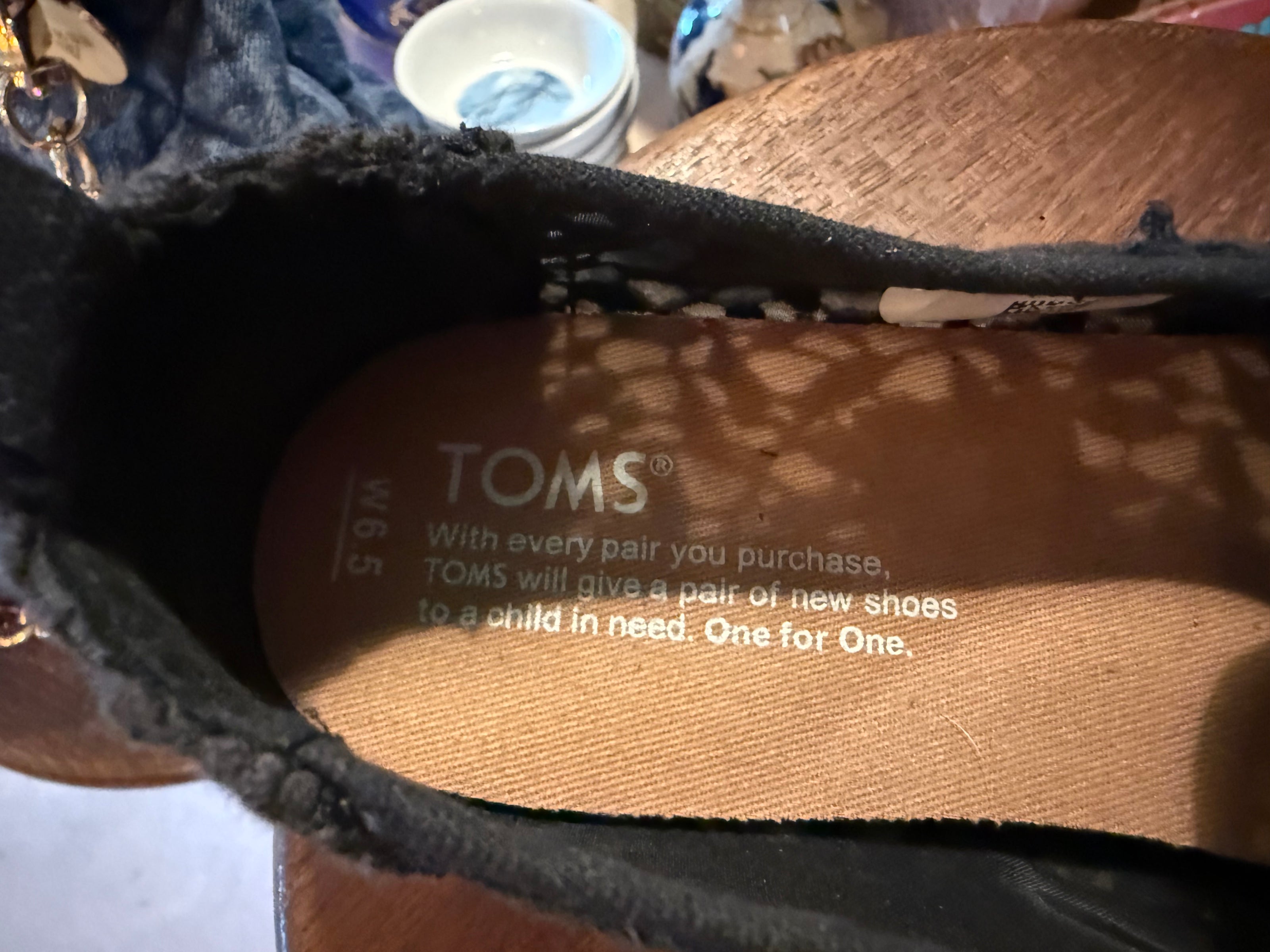 TOMS kanten espadrilles – maat 38,5