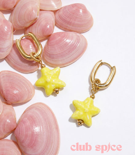 Stylish Starfish Bead Earrings for Spring/Summer