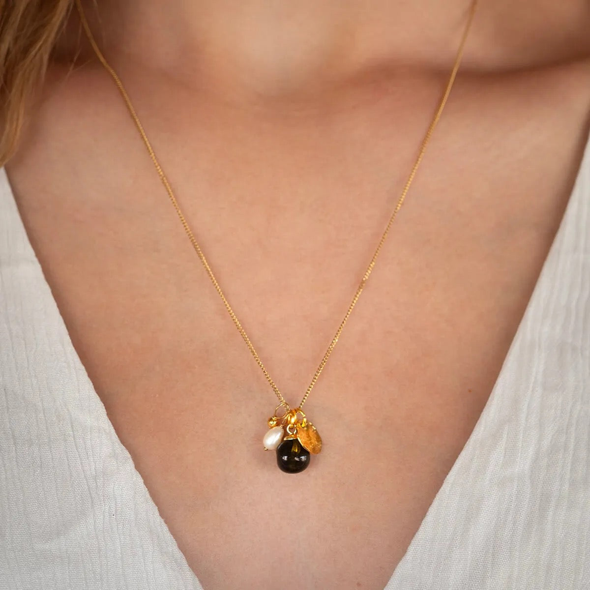 YOU ARE MY UNIVERSE – Charm ketting groen met bedels