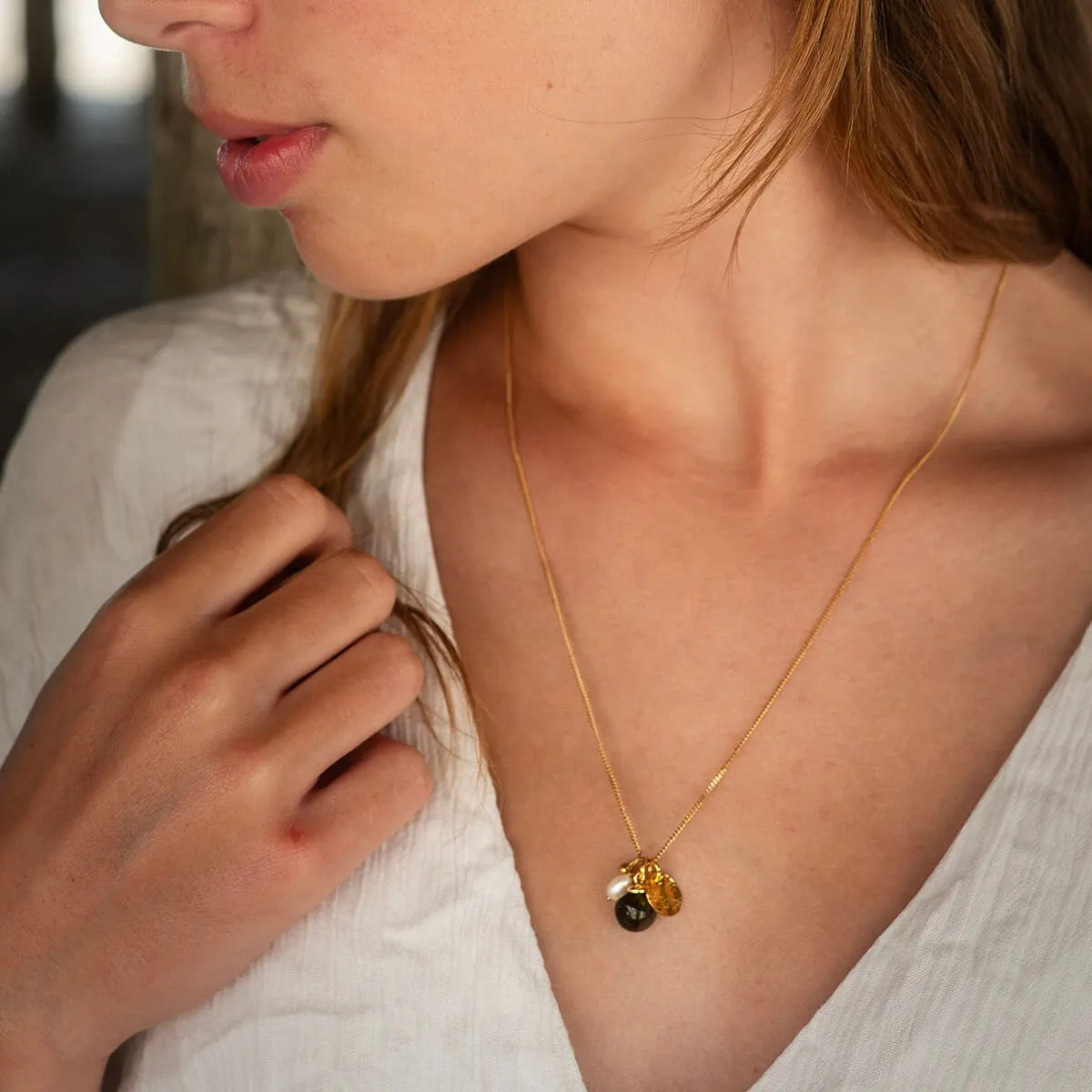 YOU ARE MY UNIVERSE – Charm ketting groen met bedels