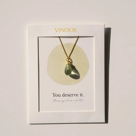 YOU DESERVE IT. halsketting – TURQUOISE