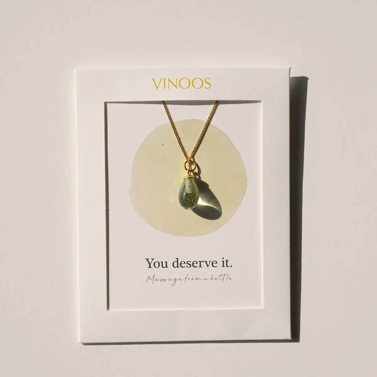YOU DESERVE IT. halsketting – TURQUOISE
