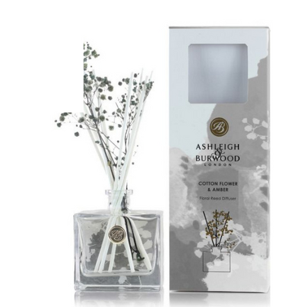 Geurstokjes Cotton Flower & Amber