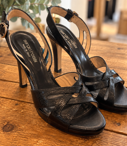 Sergio Rossi leren sandalen – maat 36