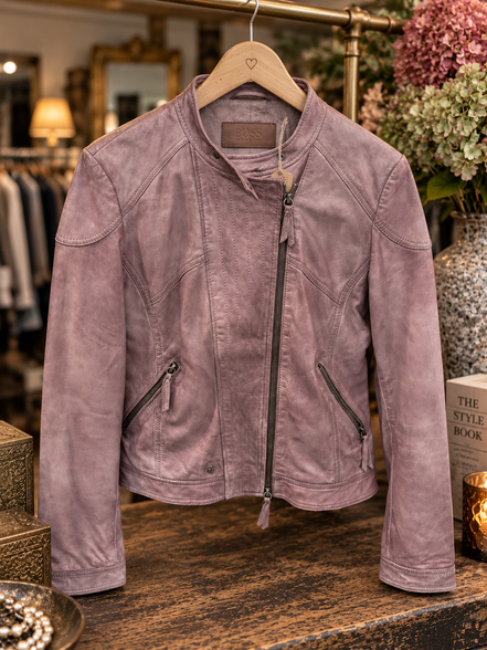 Hugo Boss leren bikerjack – maat 38
