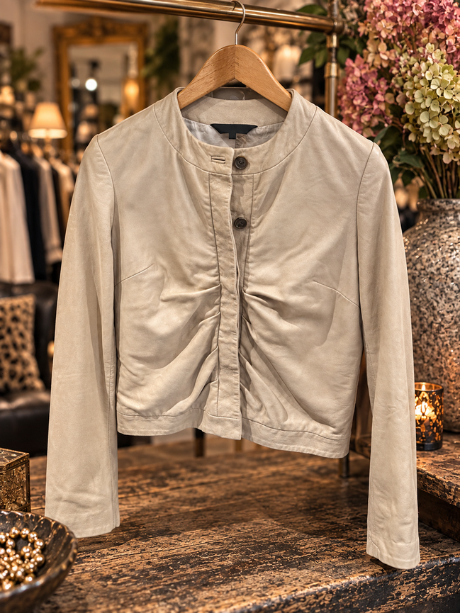 Black Label leren jasje – maat L