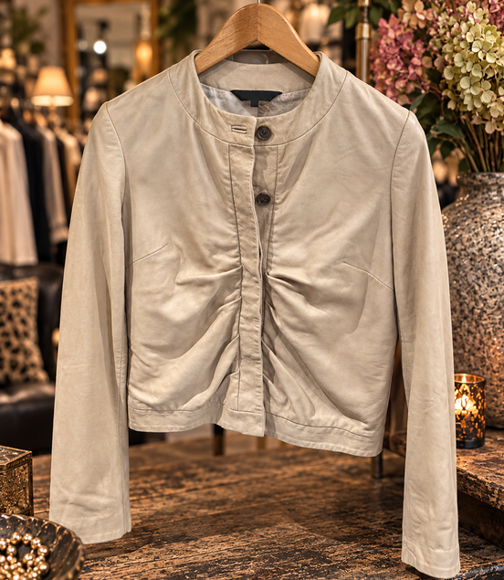 Black Label leren jasje – maat L