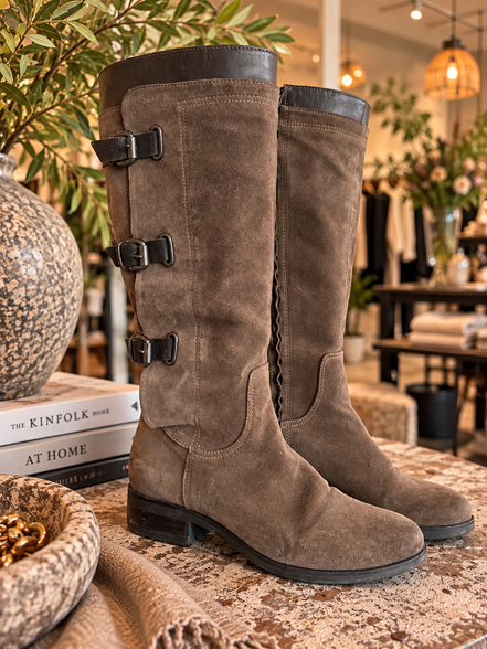 Geox suède laarzen – taupe