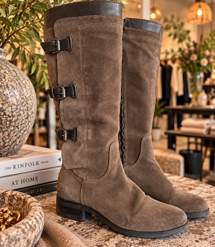 Geox suède laarzen – taupe