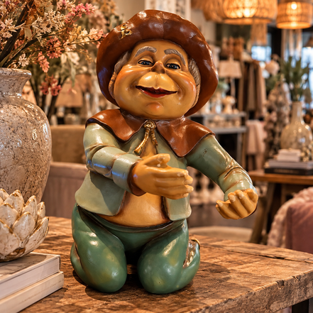 Decoratieve Laaf met hoed – 50 cm