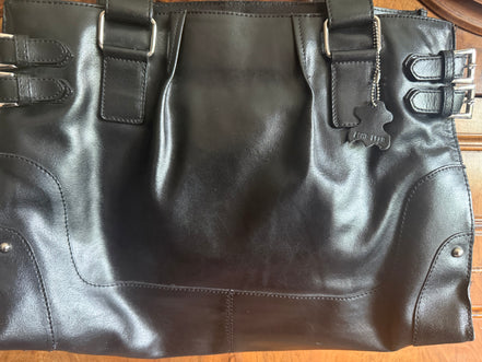 V&D leren tas