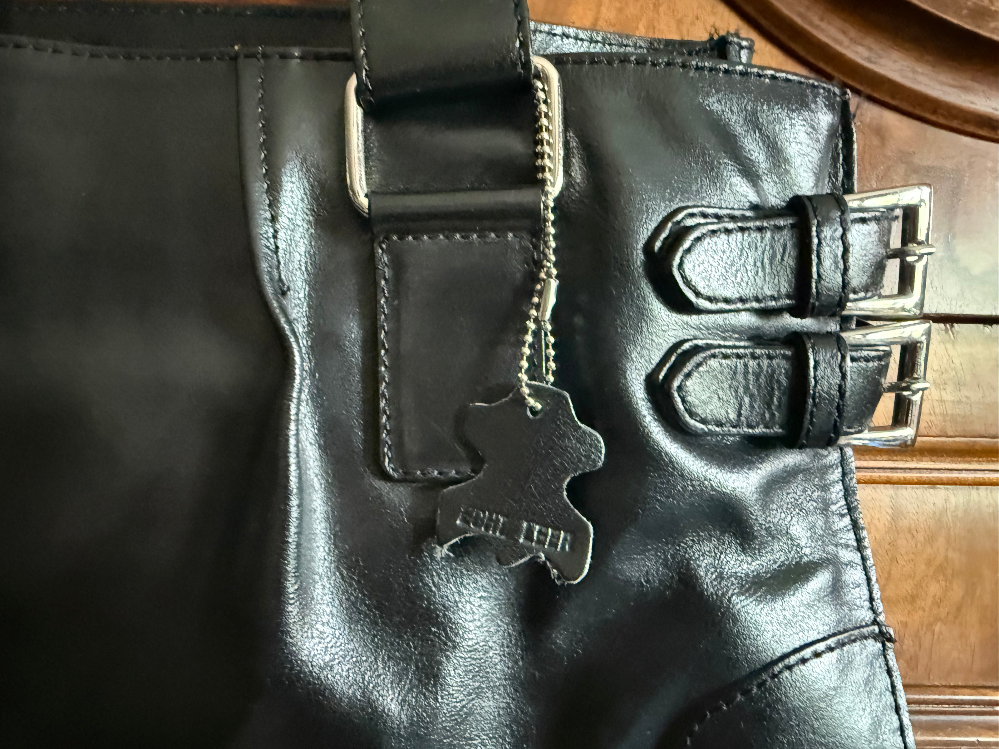 V&D leren tas