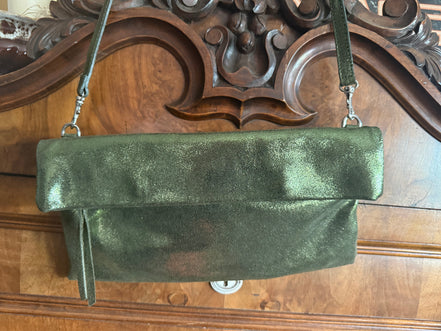 Gianni Chiarini Firenze metallic leren tas
