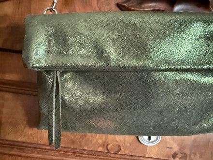 Gianni Chiarini Firenze metallic leren tas
