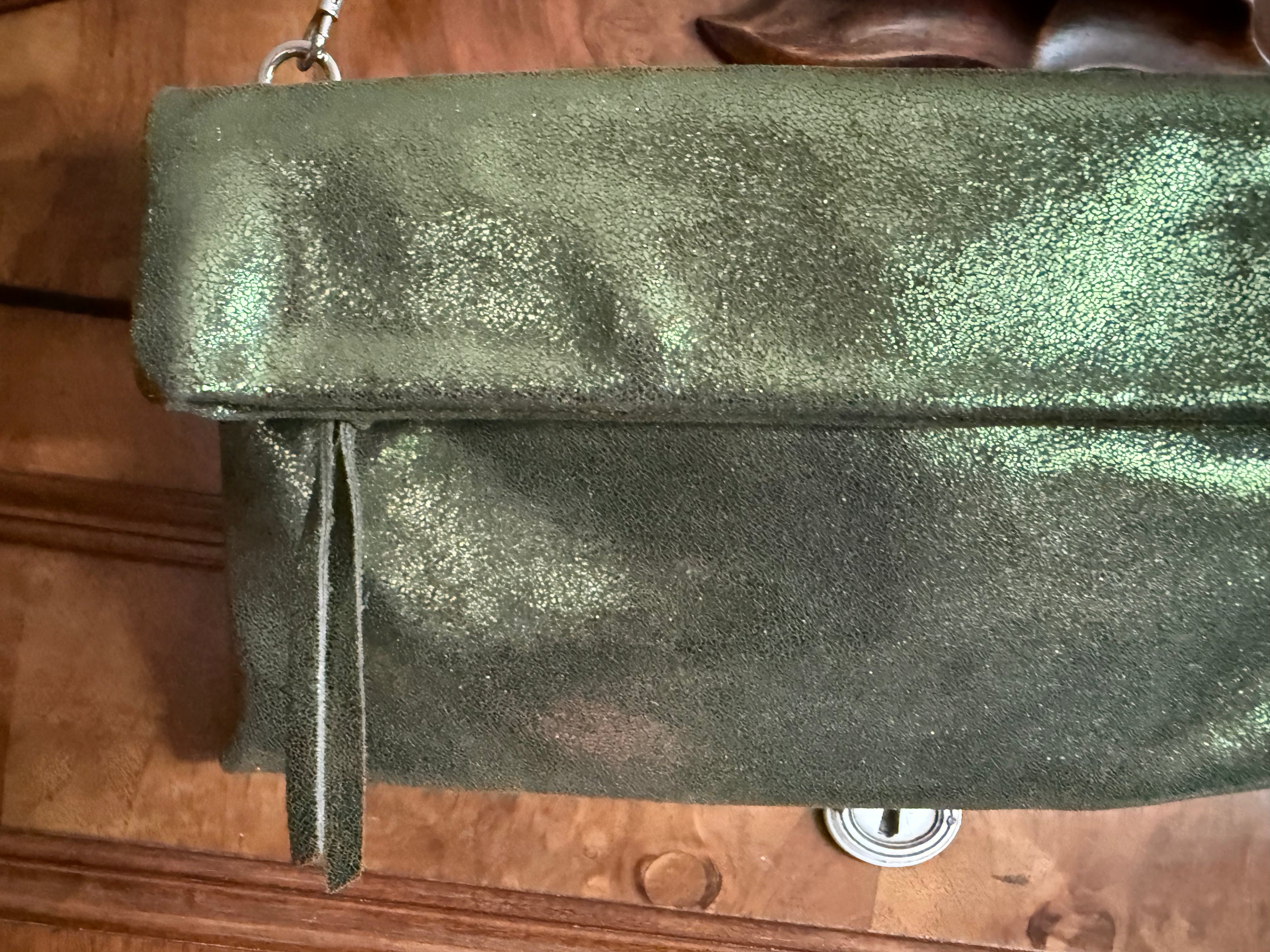Gianni Chiarini Firenze metallic leren tas
