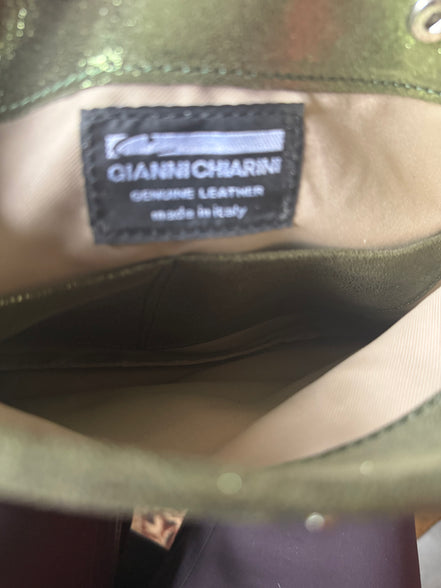 Gianni Chiarini Firenze metallic leren tas