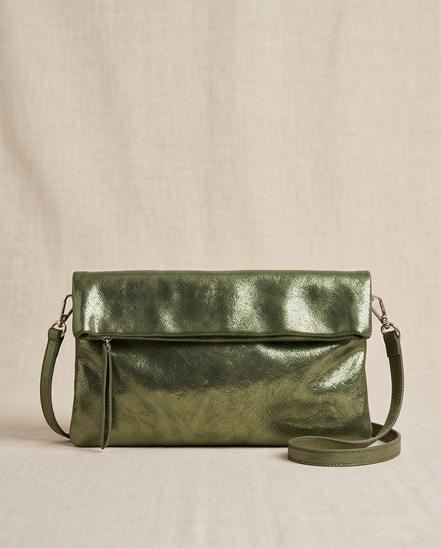 Gianni Chiarini Firenze metallic leren tas