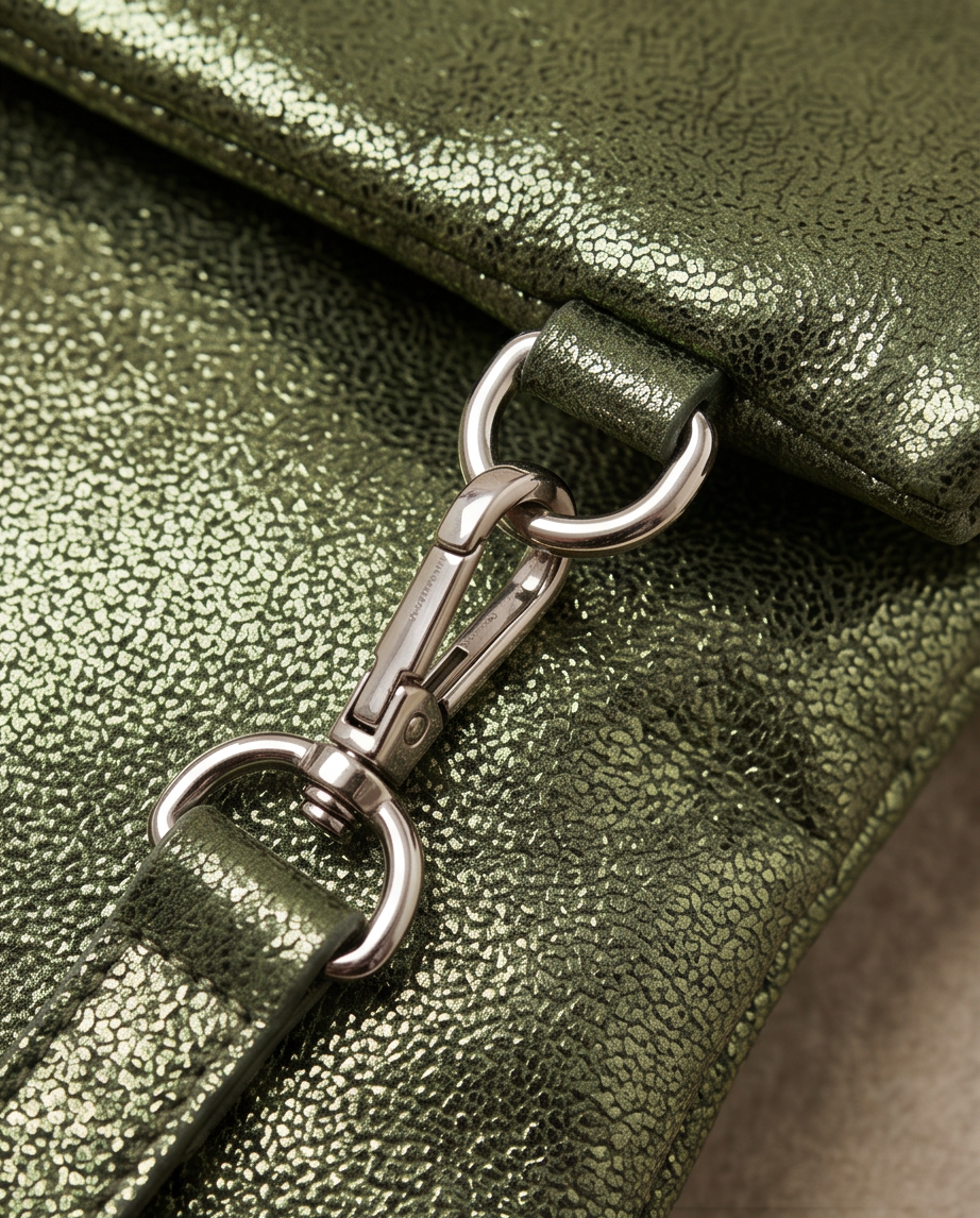 Gianni Chiarini Firenze metallic leren tas