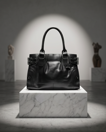 V&D leren tas