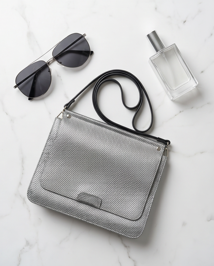 GUM by Gianni Chiarini crossbodytas – zilvergrijs