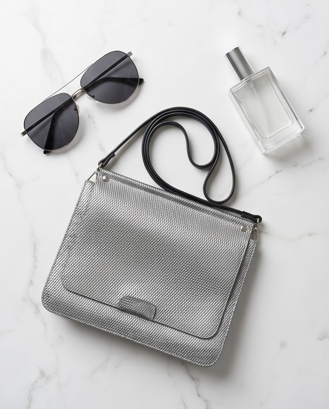 GUM by Gianni Chiarini crossbodytas – zilvergrijs