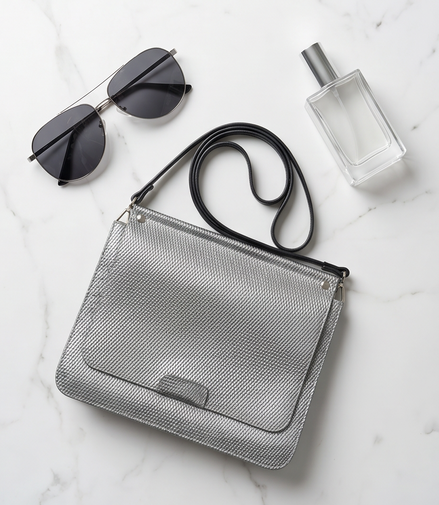 GUM by Gianni Chiarini crossbodytas – zilvergrijs