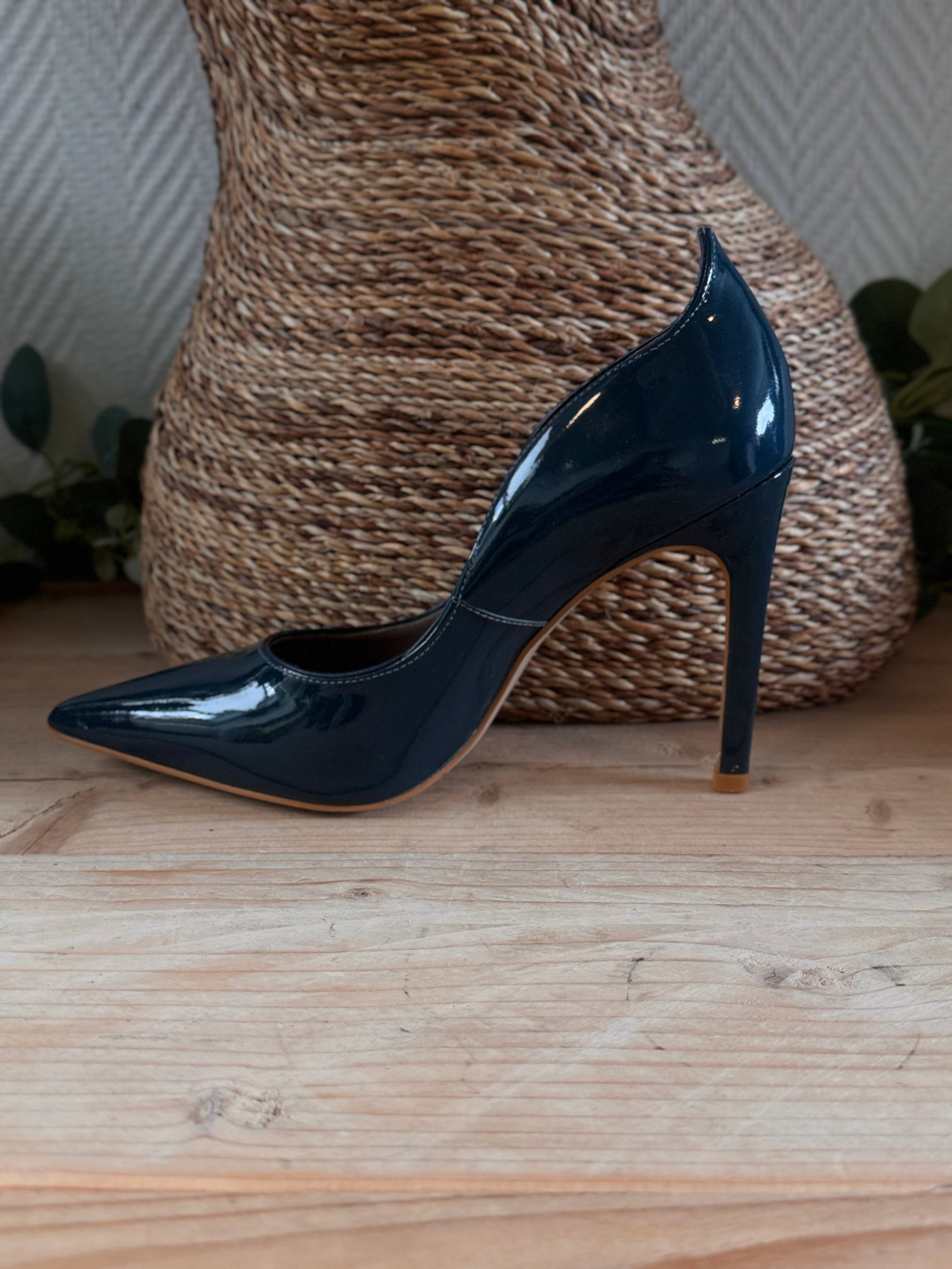 Diep groene Pump van Reiss