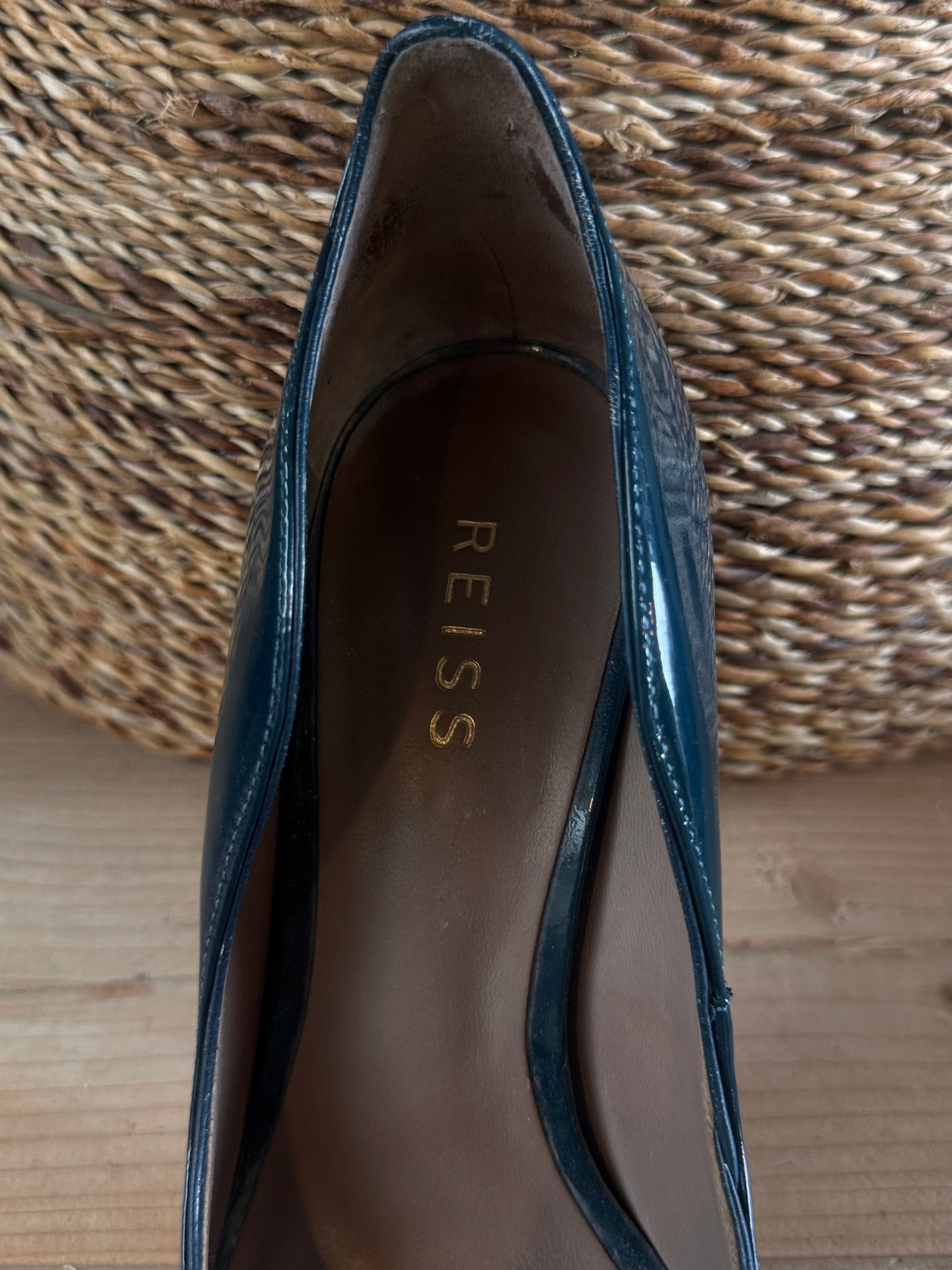 Diep groene Pump van Reiss