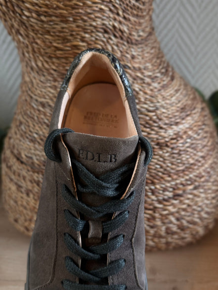 Groene sneaker Fred de la Bretoniere