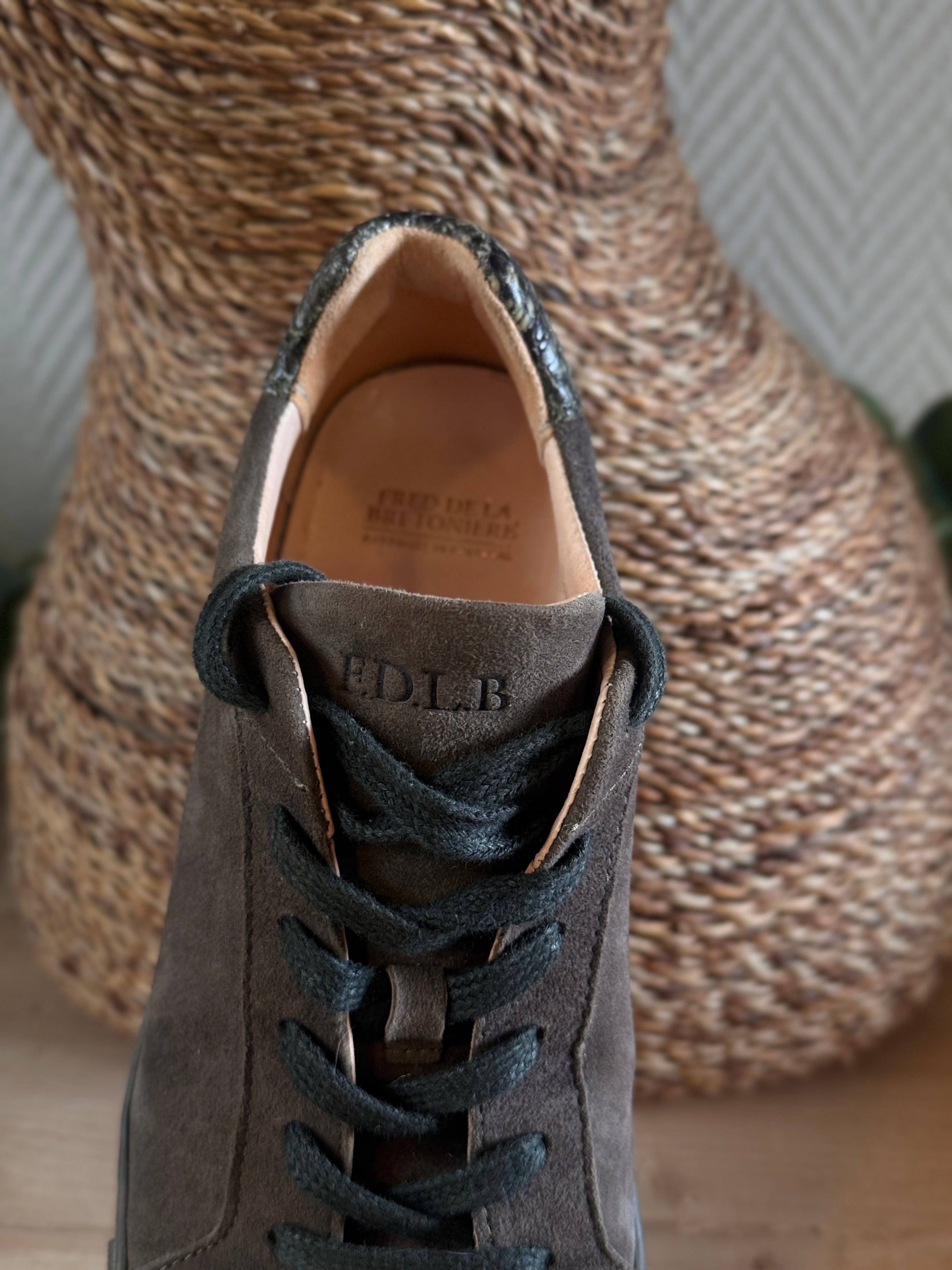 Groene sneaker Fred de la Bretoniere
