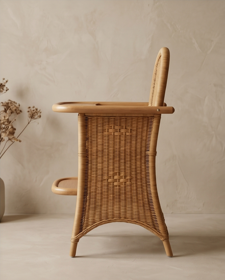 Charmante rotan kinderstoel