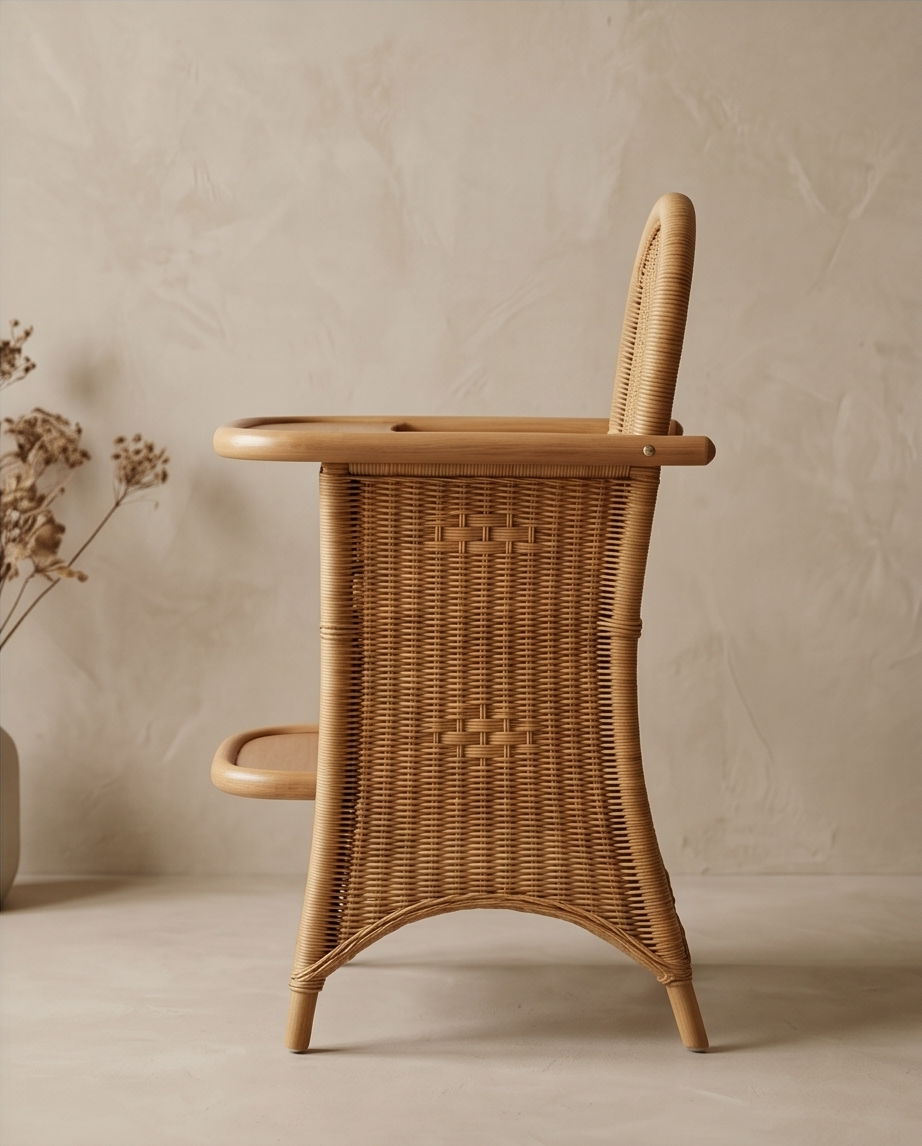 Charmante rotan kinderstoel