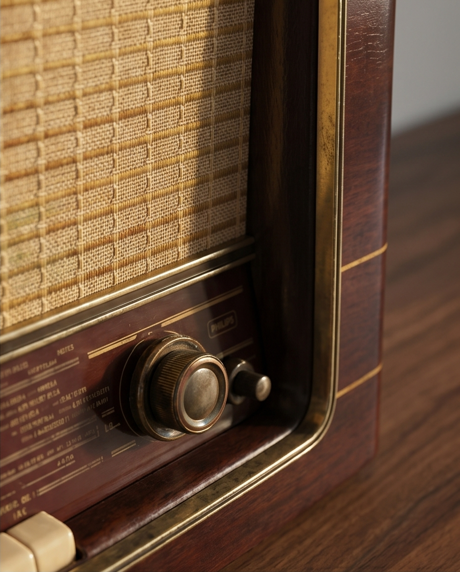 Vintage Philips buizenradio