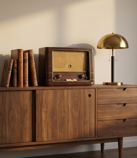 Vintage Philips buizenradio