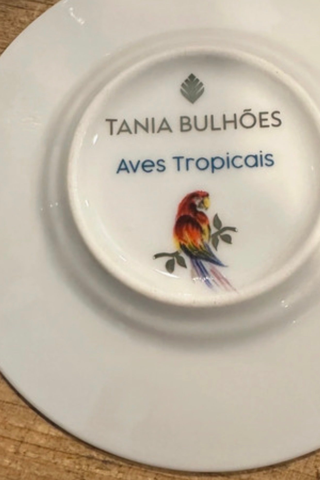 Tania Bulhões espresso set “Passaros do Brasil”