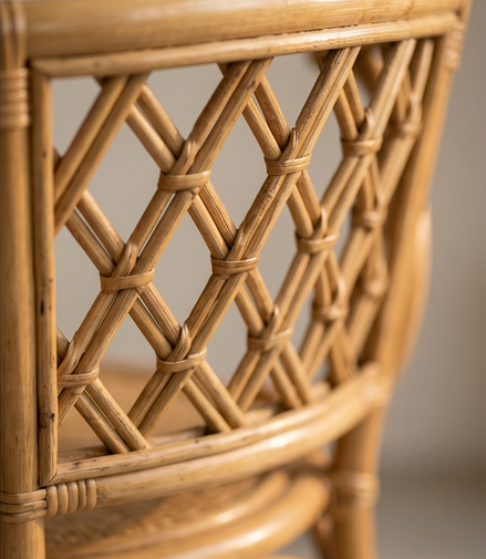 Rotan diningset