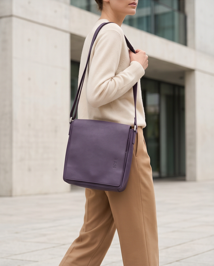 Bree leren crossbody tas