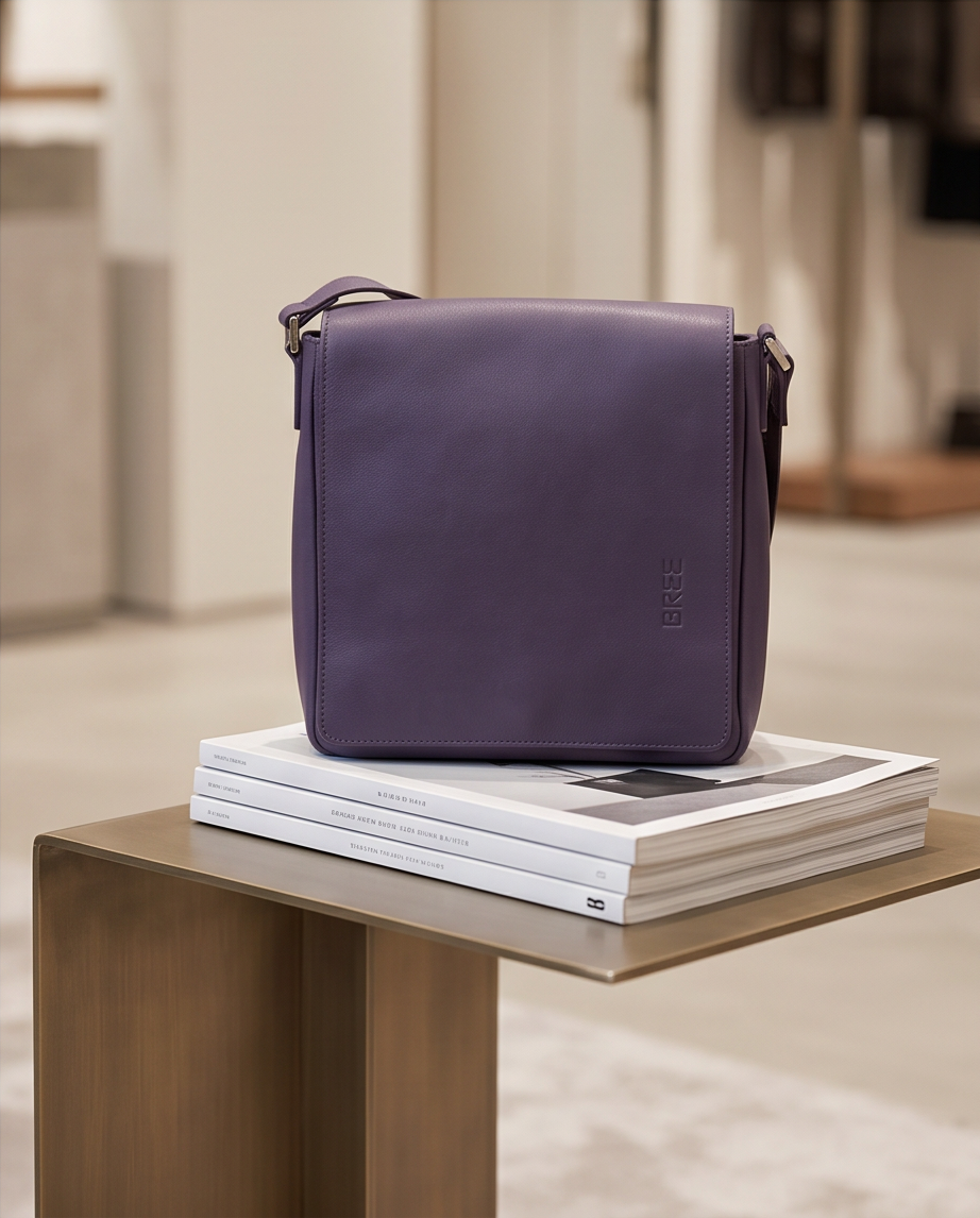 Bree leren crossbody tas