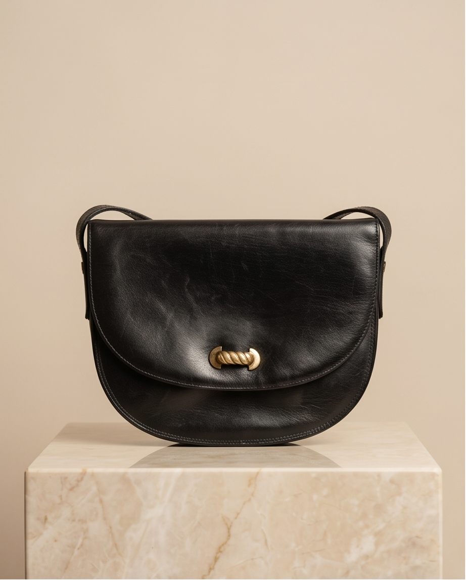 La Moda leren tas