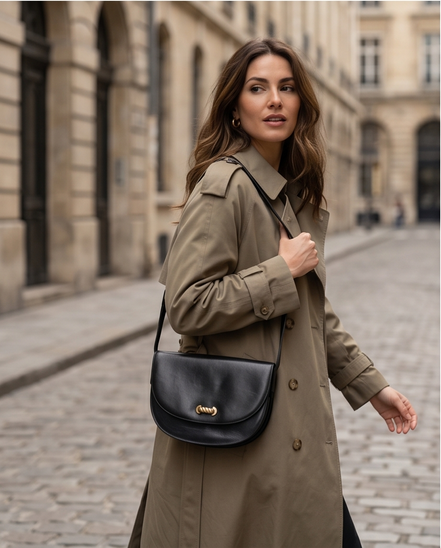 La Moda leren tas