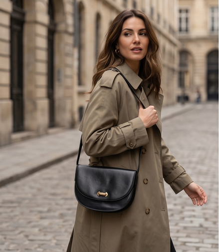 La Moda leren tas