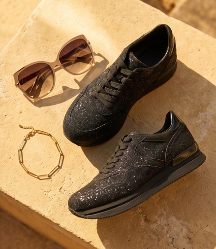 Hogan sneaker sparkle