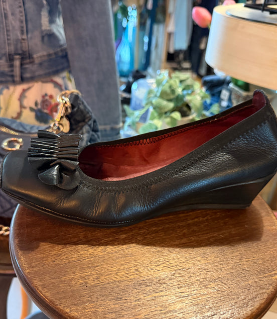 Hispanitas leren pumps/wedges – maat 38