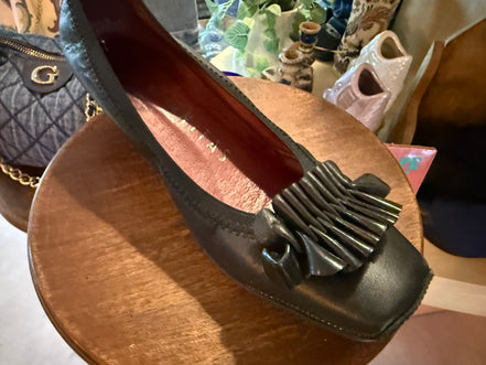 Hispanitas leren pumps/wedges – maat 38