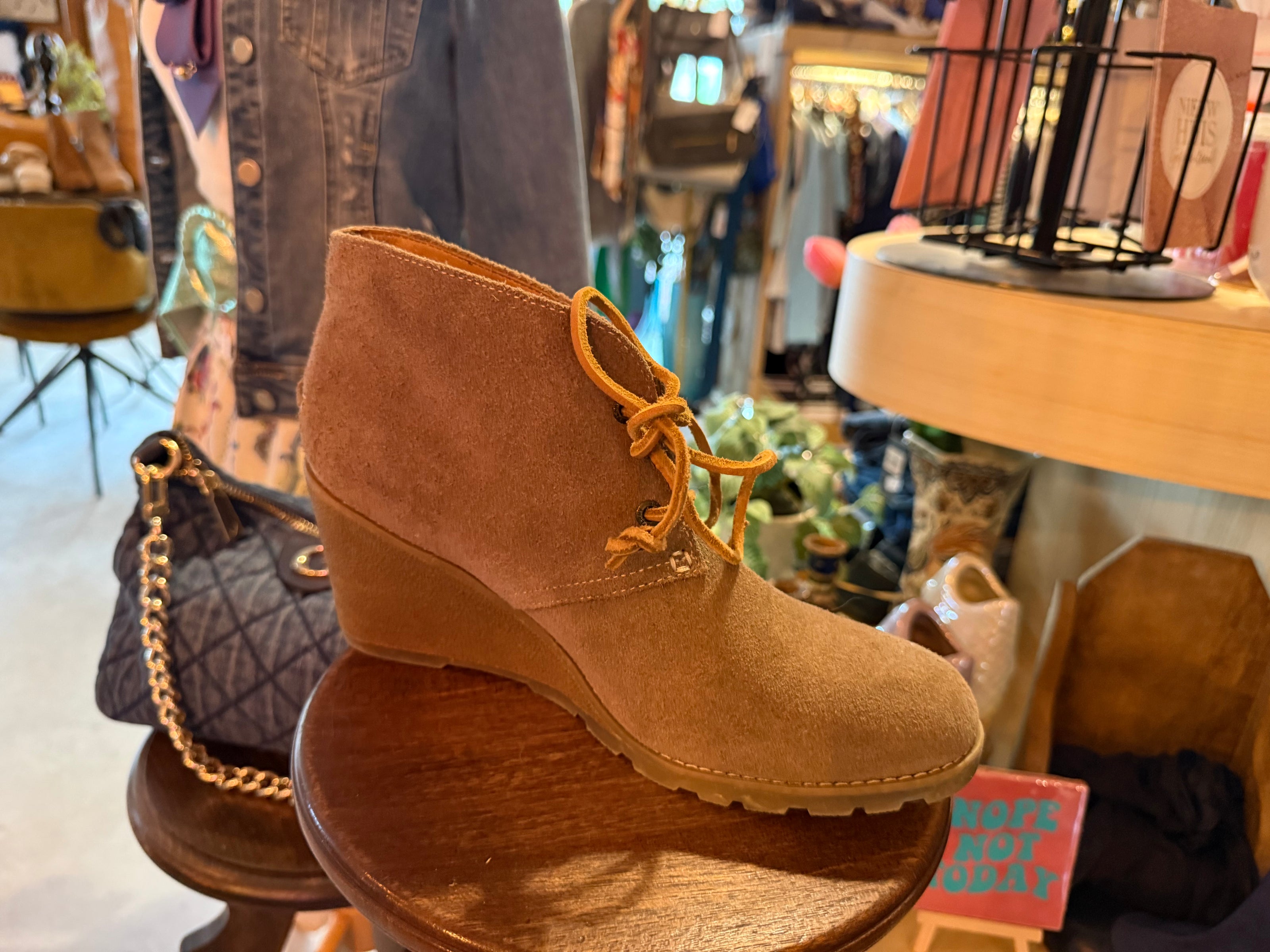 Sperry Top-Sider wedge booties – maat 9,5 (≈ maat 40,5/41)