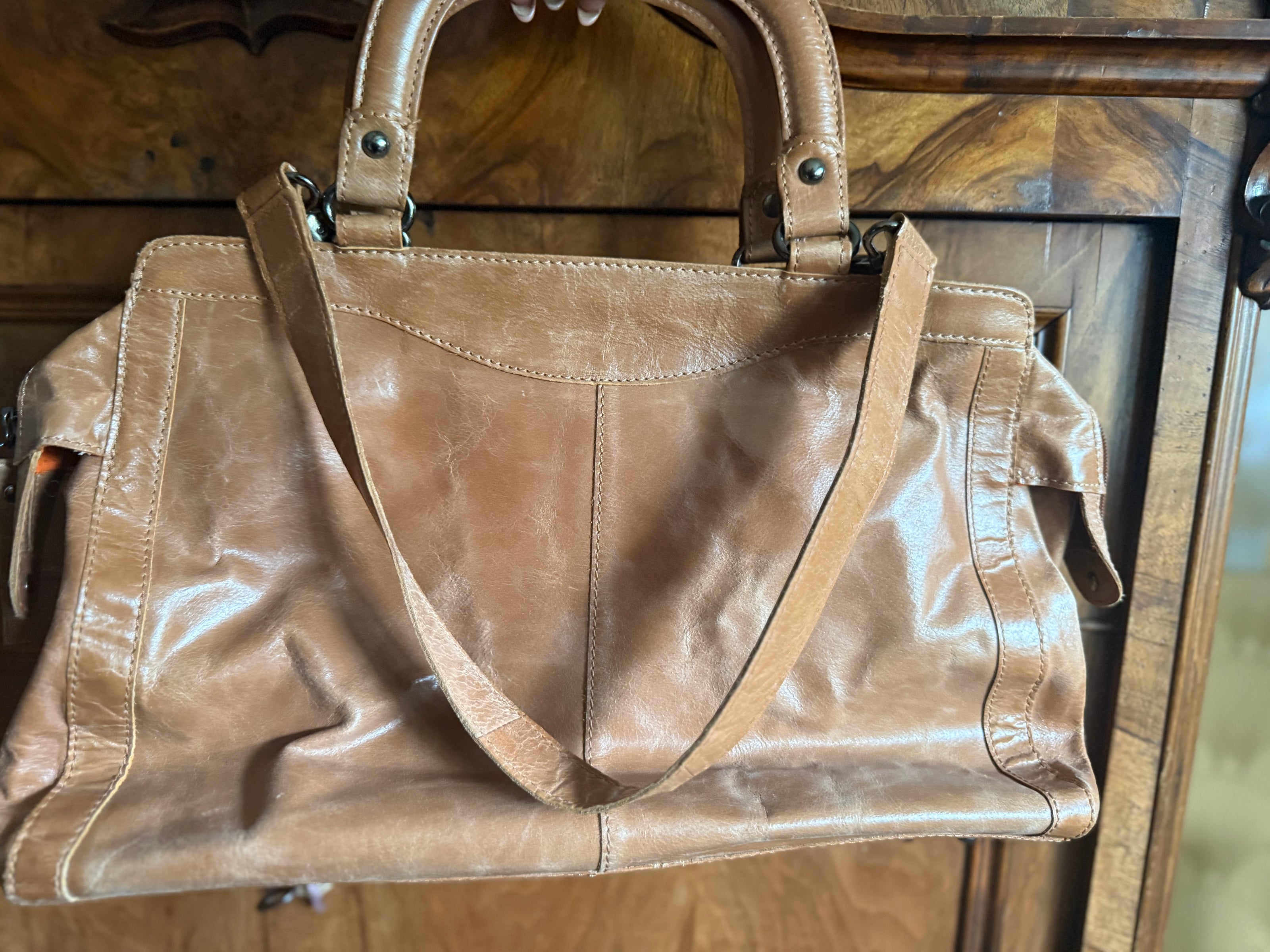Vintage leren tas