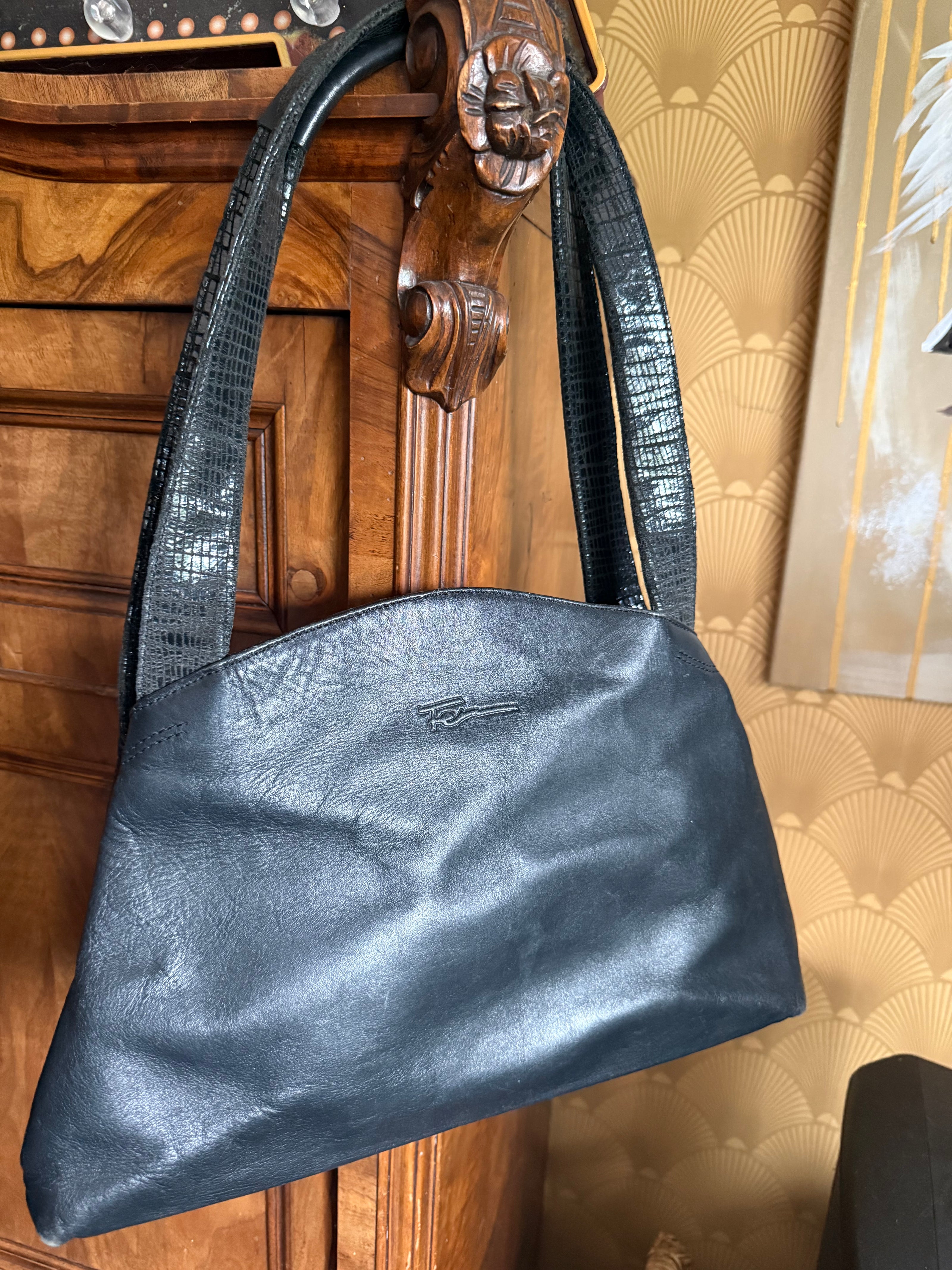 Ferchi leren schoudertas – Made in Spain