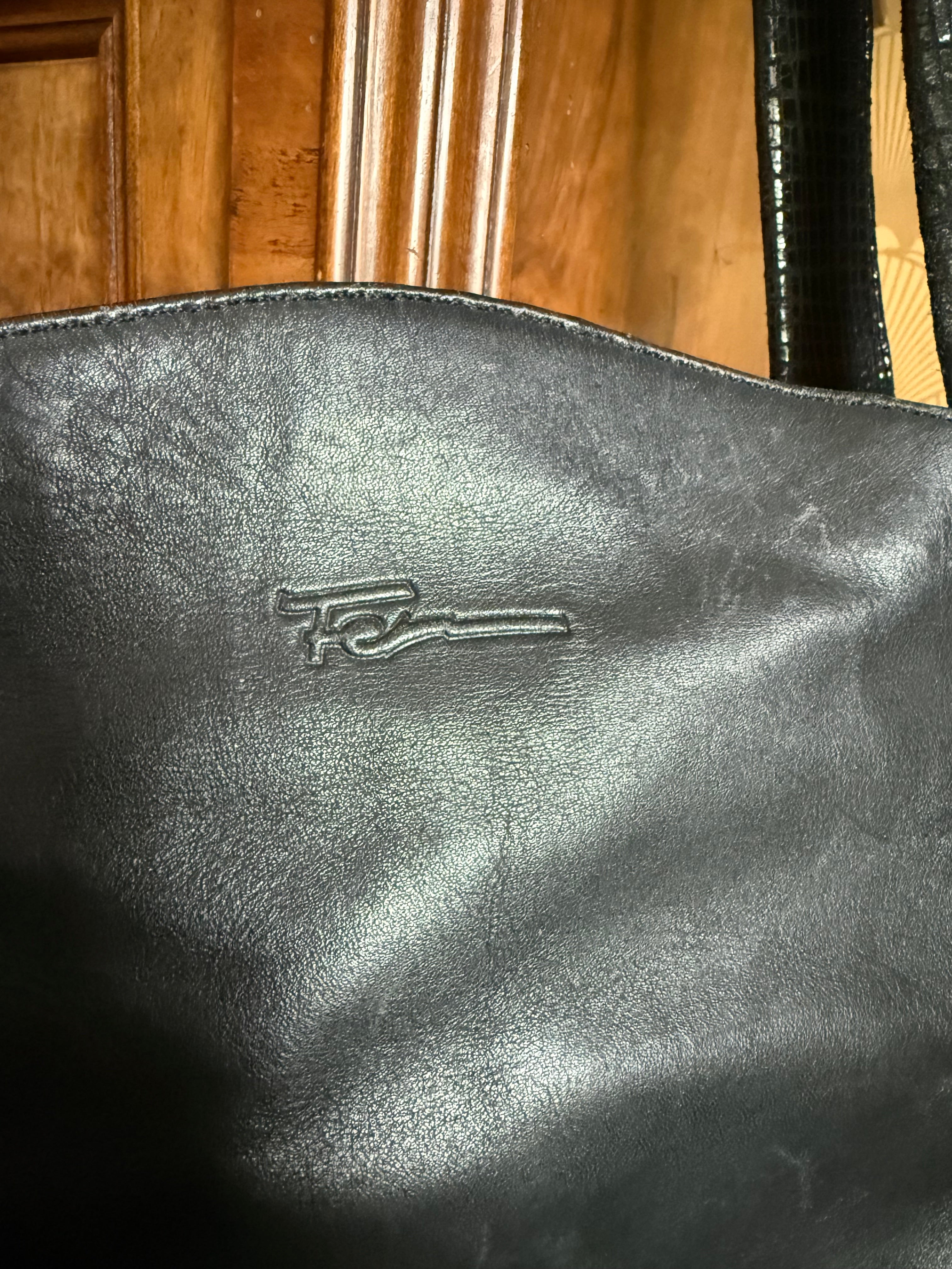 Ferchi leren schoudertas – Made in Spain