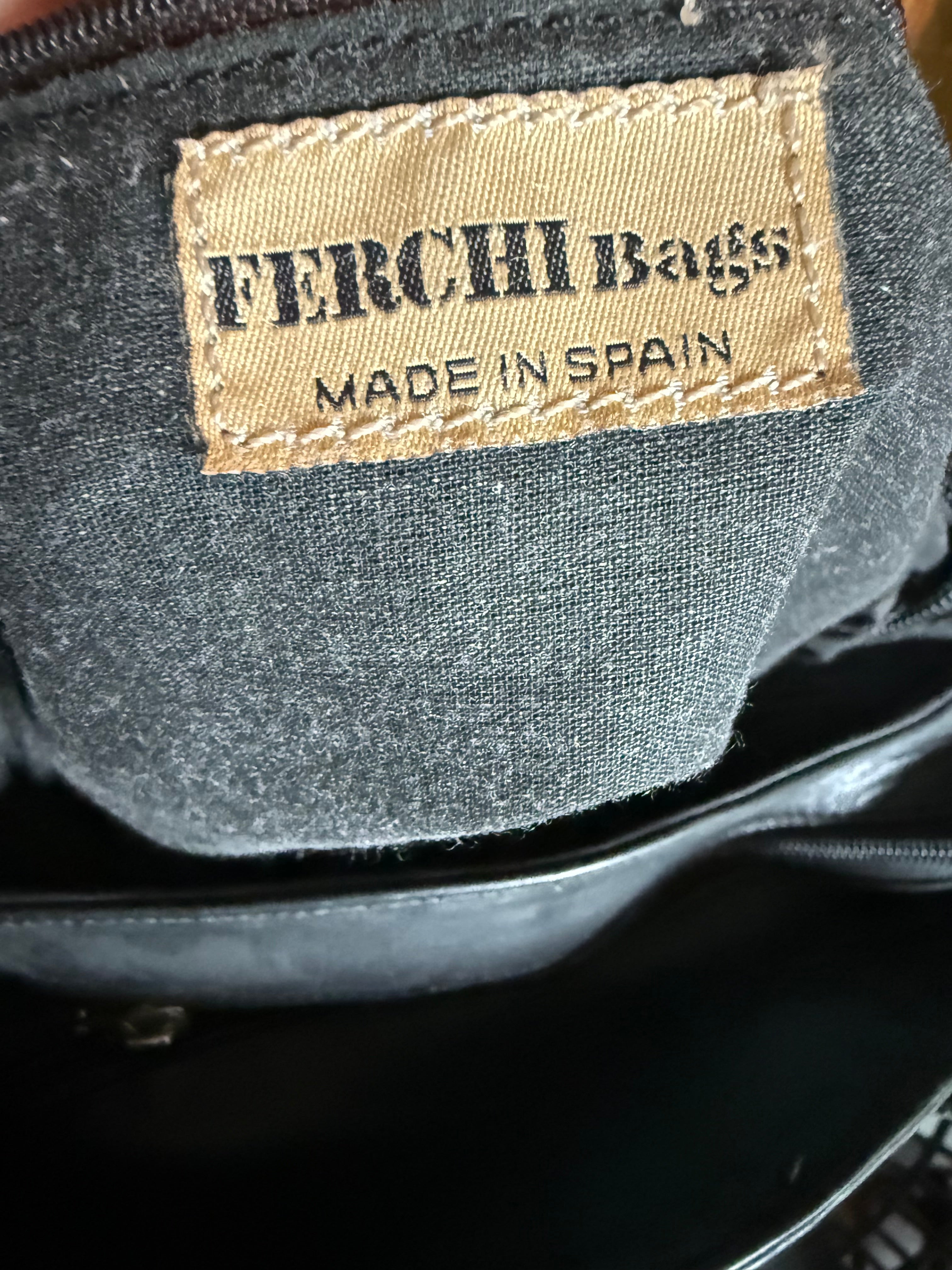 Ferchi leren schoudertas – Made in Spain